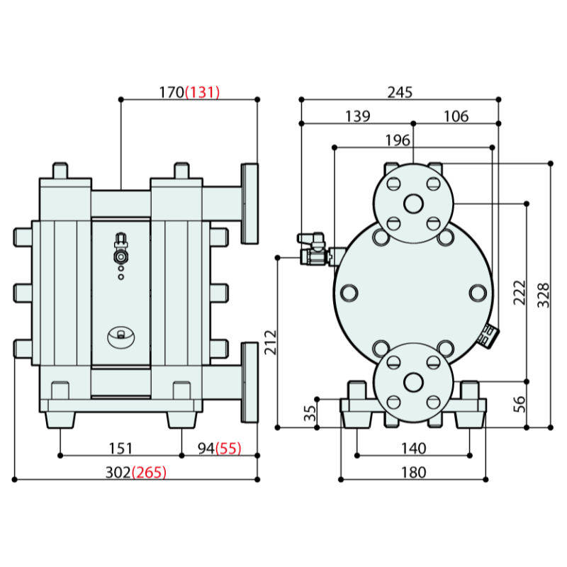 YTS - 200HT_Dimensioni