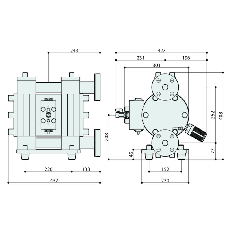 YTS - 250HT_Dimensioni