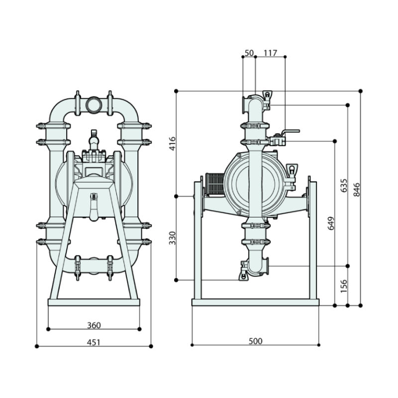YTS - D-500SWFR_Dimensioni